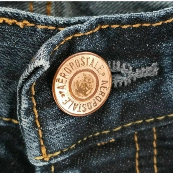 Aeropostale Mens Jeans Essex Classic Straight Blue Pockets Button Fly 28 x 28 - Picture 7 of 12